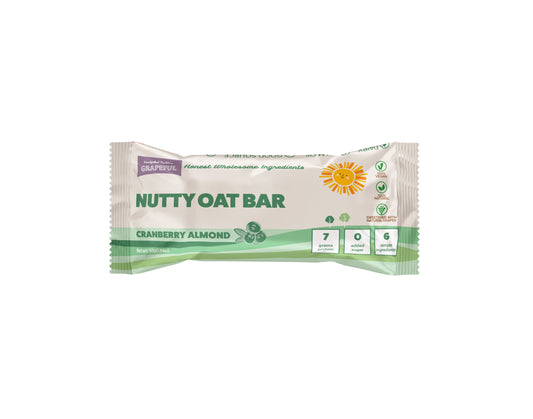 Grapeful Vegan Nutty Oat Bar - Cranberry Almond 55G