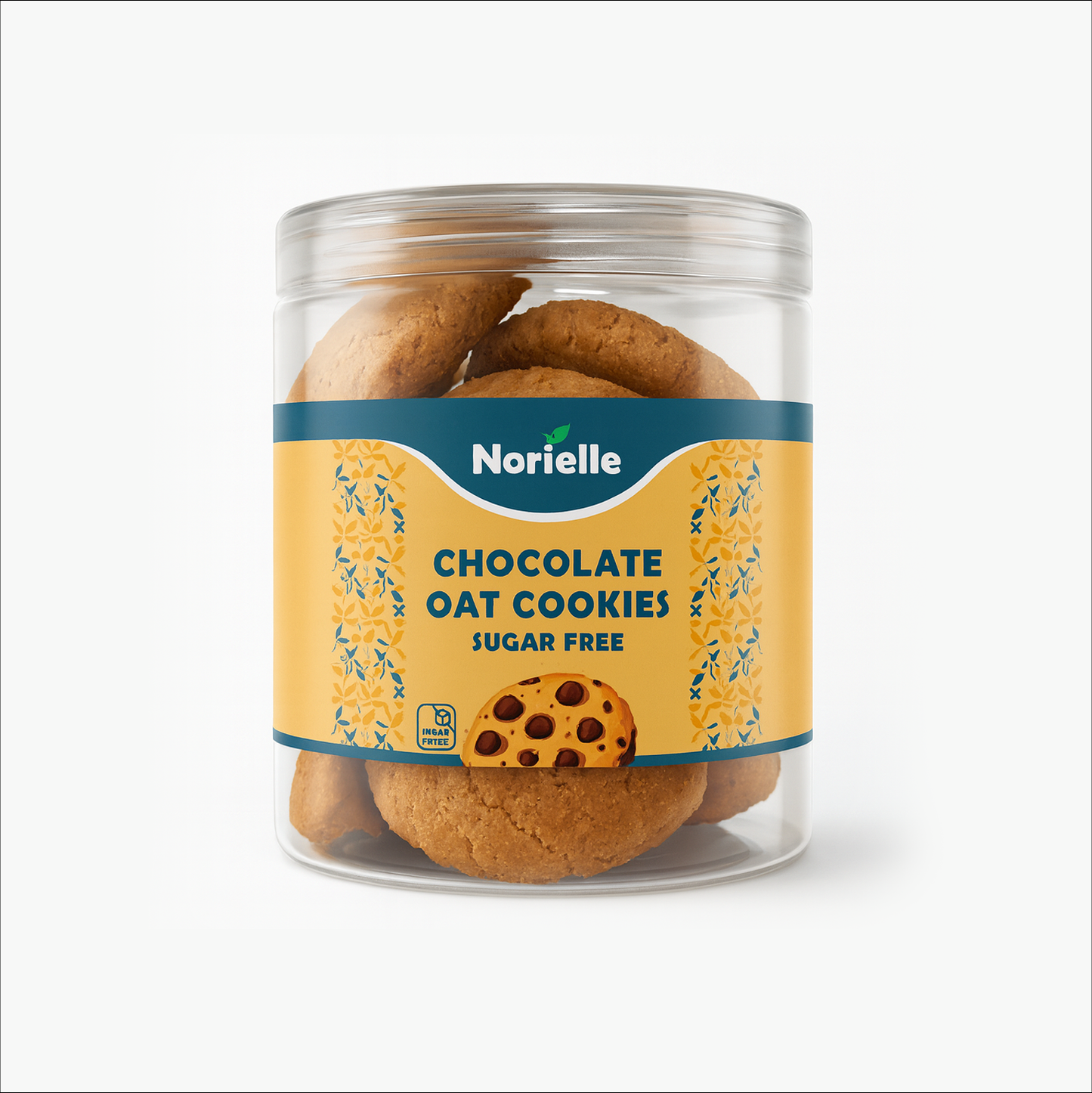 Norielle Sugar-Free Chocolate Oat Cookies – High Fiber | 320g