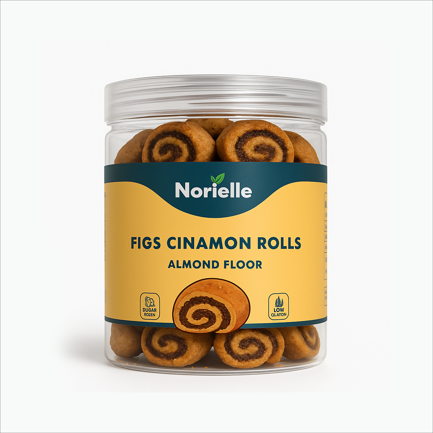 Norielle Sugar-Free Figs Cinnamon Rolls – Almond Flour | 240g