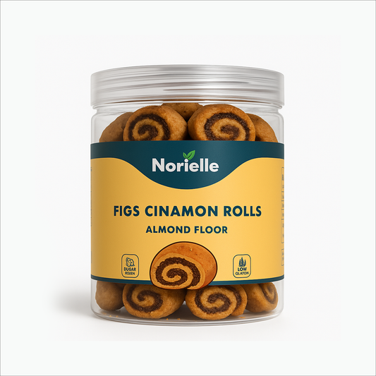 Norielle Sugar-Free Figs Cinnamon Rolls – Almond Flour | 240g