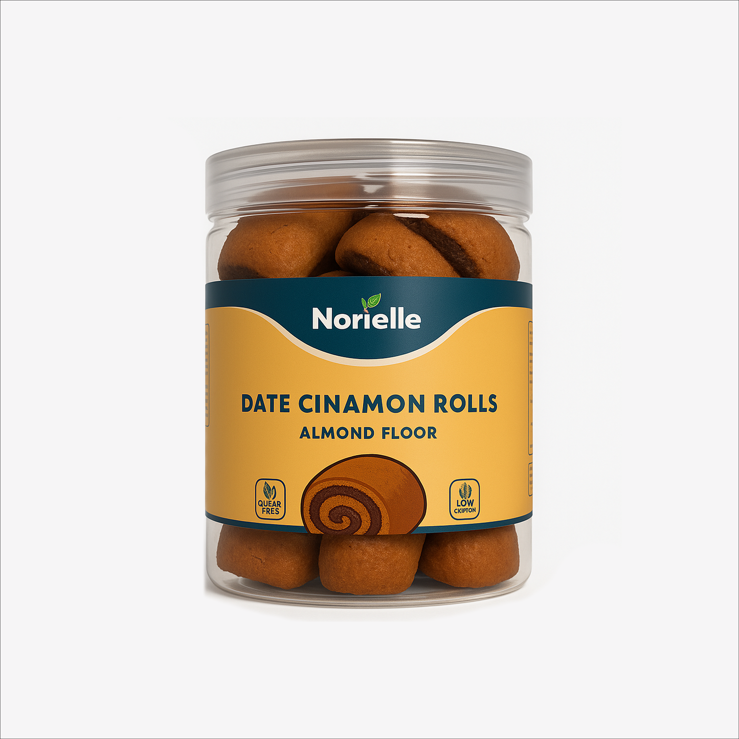 Norielle Sugar-Free Date Cinnamon Rolls – Almond Flour | 240g